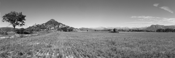 Santa Maria de Bruil Huesca Spain panorama